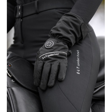 Pantaloni da equitazione riscaldati ELT Comfort Heart donna Nero