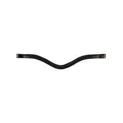 Briglia verniciata Waldhausen S-Line Blackshine capezzina combinata pull back Nero Briglia verniciata Waldhausen S-Line Blackshine capezzina combinata pull back Nero