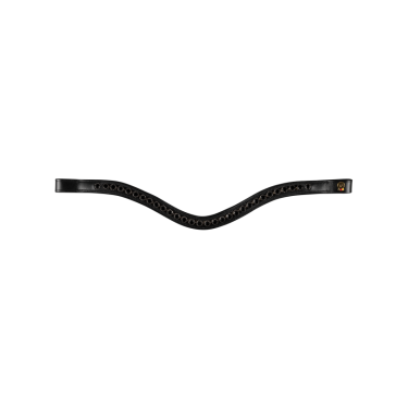 Briglia verniciata Waldhausen S-Line Blackshine capezzina combinata pull back Nero Briglia verniciata Waldhausen S-Line Blackshine capezzina combinata pull back Nero