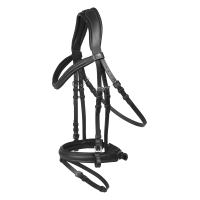 Bridon Waldhausen X-Line Stoccolma capezzina combinata pull back Nero