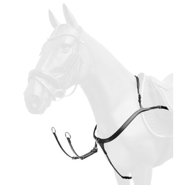 Pettorale equitazione Waldhausen X-Line con ponte lungo