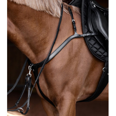 Pettorale equitazione Waldhausen X-Line con ponte lungo