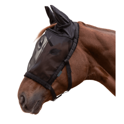Capezza da pascolo con maschera antimosche equitazione