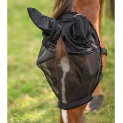 Capezza da pascolo con maschera antimosche equitazione