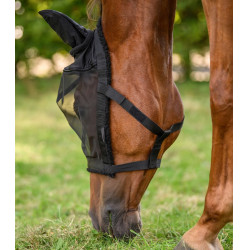 Capezza da pascolo con maschera antimosche equitazione