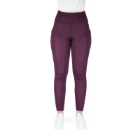 Leggings Equithème Neva donna Je t'aime Prugna Viola