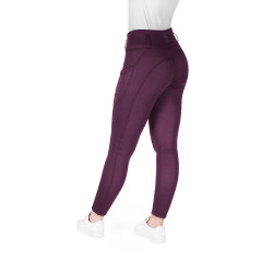 Leggings Equithème Neva donna Je t'aime Prugna Viola