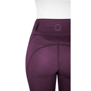 Leggings Equithème Neva donna Je t'aime Prugna Viola