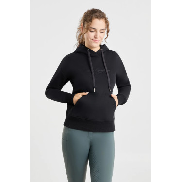 Felpa con cappuccio da donna Donika Horze Blu scuro