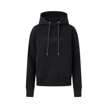 Felpa con cappuccio da donna Donika Horze Blu scuro