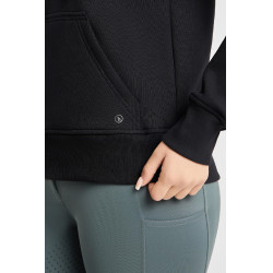 Felpa con cappuccio da donna Donika Horze Blu scuro