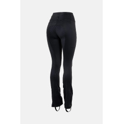 Eydis pantaloni da equitazione jodhpur da donna con grip integrale Horze Nero