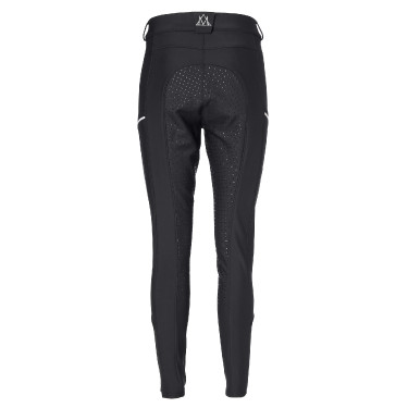 Pantaloni da equitazione softshell Kristin Mountain Horse donna Nero