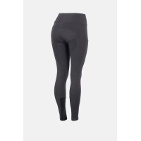 Leggings da equitazione da donna a vita alta con grip integrale Horze Tara 2.0 Grigio scuro