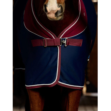 Coperta da concorso Opulence a collo standard WeatherBeeta Marino / bordeaux Blu