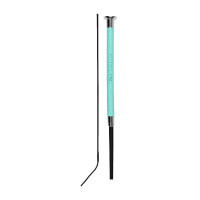 Frusta da dressage in pelle con cuciture decorative Dublin Turchese Blu