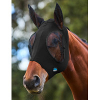 Maschera antimosche ComFiTec Stretch con orecchie WeatherBeeta Nero / nero