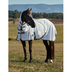 Coperta combinata ibrida Weatherbeeta Bianco / carbone di legna