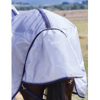 ComFiTec Hexi Shield coperta antimosche Combo Weatherbeeta Argento / blu navy / bianco