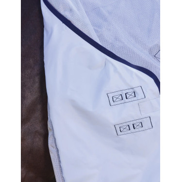 ComFiTec Hexi Shield coperta antimosche Combo Weatherbeeta Argento / blu navy / bianco