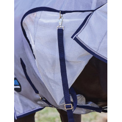 ComFiTec Hexi Shield coperta antimosche Combo Weatherbeeta Argento / blu navy / bianco