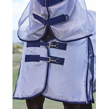 ComFiTec Hexi Shield coperta antimosche Combo Weatherbeeta Argento / blu navy / bianco