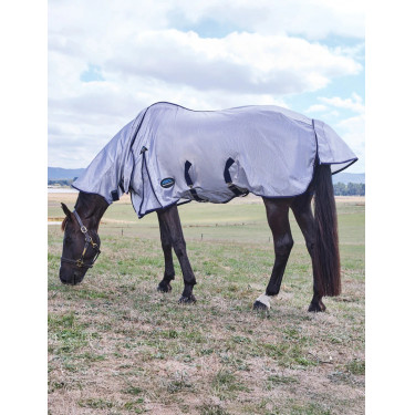 ComFiTec Hexi Shield coperta antimosche Combo Weatherbeeta Argento / blu navy / bianco