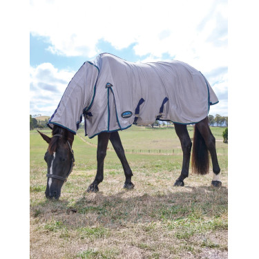 ComFiTec Zephyr coperta antimosche combo Weatherbeeta Grigio / blu navy / verde abete