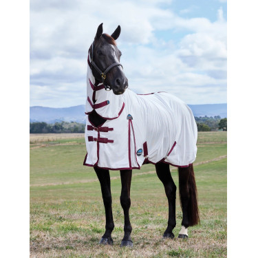 ComFiTec Essential coperta antimosche combo Weatherbeeta Bianco / bordeaux