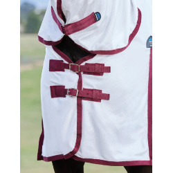 ComFiTec Essential coperta antimosche combo Weatherbeeta Bianco / bordeaux