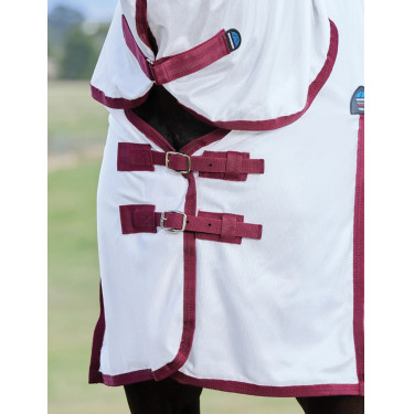 ComFiTec Essential coperta antimosche combo Weatherbeeta Bianco / bordeaux