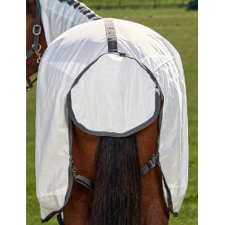 Coperta antimosche ComFiTec Tyro Combo Weatherbeeta Bianco / carbone di legna