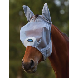 Maschera antimosche a rete fine con orecchie ComFiTec Weatherbeeta Grigio