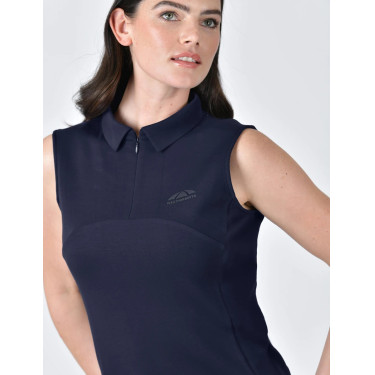 Polo senza maniche Performance 37.5 Weatherbeeta donna Marina Blu marino