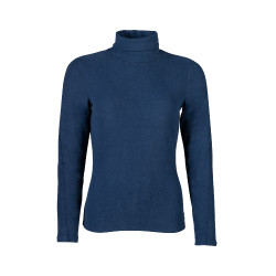 Maglia a maniche lunghe a collo alto Eva HKM Blu scuro