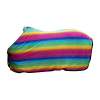 Coperta asciugante Rainbow per shetland HKM Righe multicolori Motivi