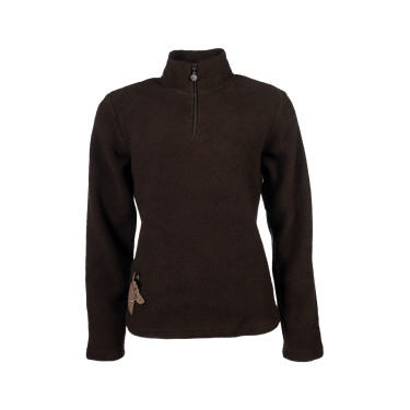 Maglia in pile da bambino Mia HKM Marrone scuro