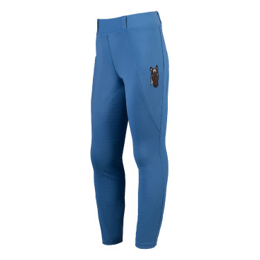 Leggings Mia a fondo intero in silicone HKM Blu Leggings Mia a fondo intero in silicone HKM Blu