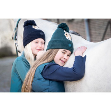 Cappellino Amina HKM bambino Petrolio Blu Cappellino Amina HKM bambino Petrolio Blu