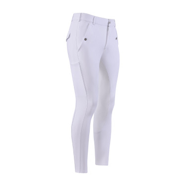 Pantaloni da equitazione Euro-Star Gabriel FullGrip uomo Bianco