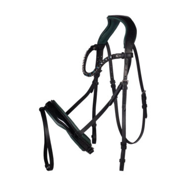 Filet Manchester HKM Nero / blu petrolio