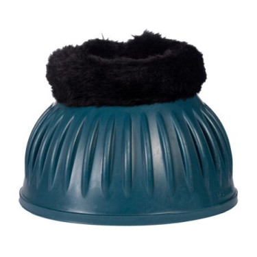 Campanelle in gomma Atlanta con pelliccia HKM Petrolio Blu