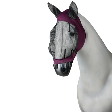 Maschera anti-insetti Soft Stretch Horze Rosso scuro Maschera anti-insetti Soft Stretch Horze Rosso scuro
