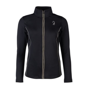 Felpa con zip Lauria Garrelli Limone donna Nero Felpa con zip Lauria Garrelli Limone donna Nero