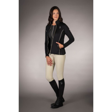 Felpa con zip Lauria Garrelli Limone donna Nero Felpa con zip Lauria Garrelli Limone donna Nero
