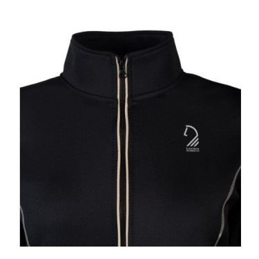 Felpa con zip Lauria Garrelli Limone donna Nero Felpa con zip Lauria Garrelli Limone donna Nero
