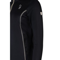 Felpa con zip Lauria Garrelli Limone donna Nero