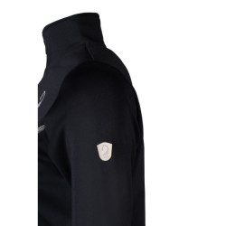 Felpa con zip Lauria Garrelli Limone donna Nero