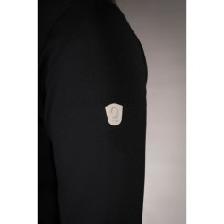 Felpa con zip Lauria Garrelli Limone donna Nero