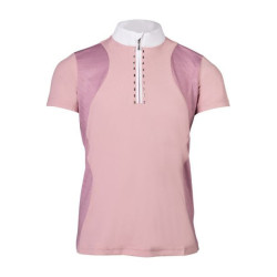 Polo da concorso HKM Glam bambino Rosa antico